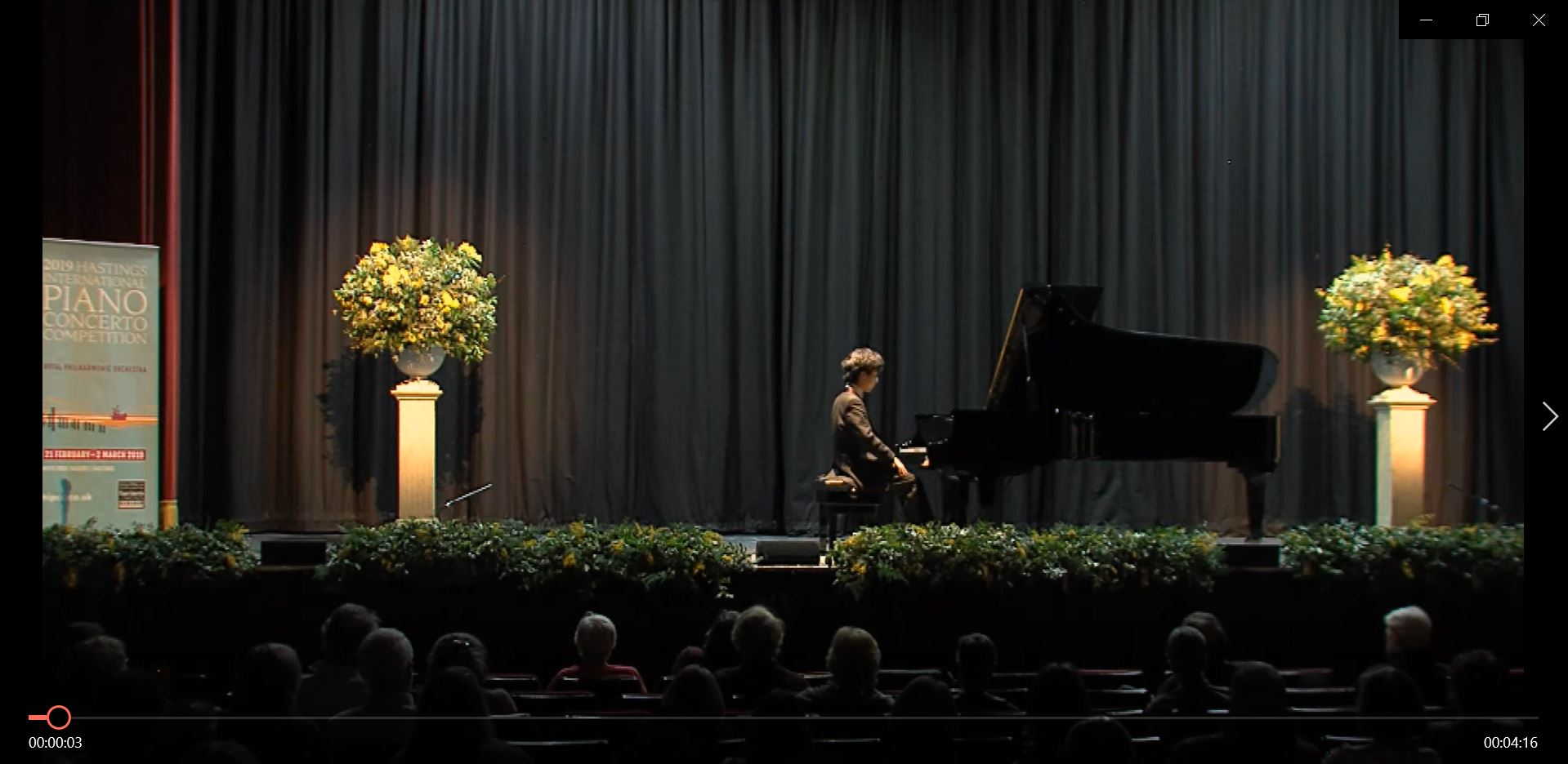 Chopin Nocturne no. 4 (White Rock Theatre, Hastings, UK, 2019)